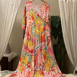 Signature Plus Size Maxi Dress Super Stretch